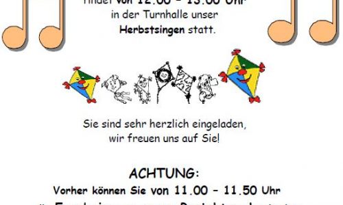herbstsingen