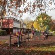 Auf dem Schulhof der Max-Traeger-Schule